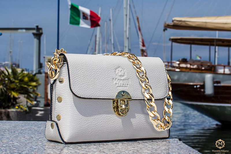 Cori by Moretti Milano made in Italy Luxury bag 14344 Beige